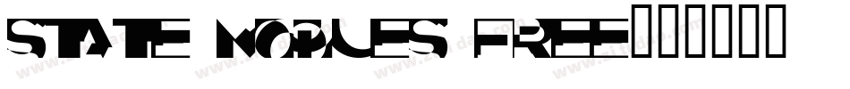 State Moques FREE字体转换